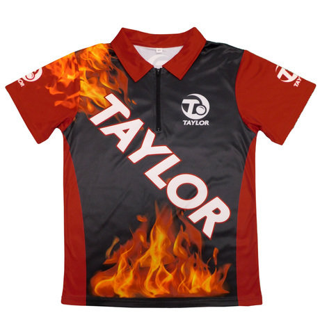 Taylor Flame Shirt Maroon