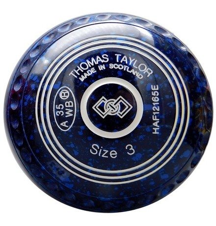 ACE 50/50 (HALF DBLUE BLUE AND HALF CHERRY RED) SIZE 3 HEAVY PROGRIP (E48)
