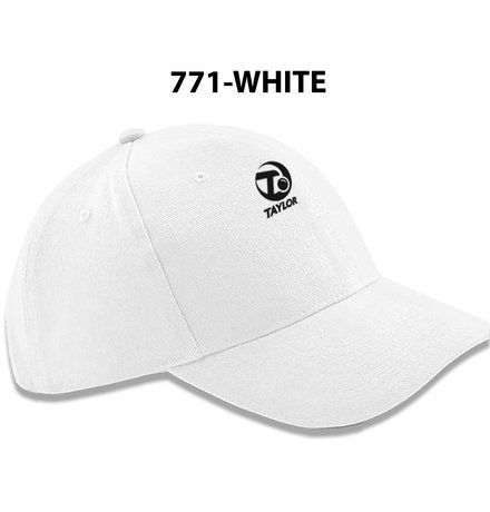 Taylor Bowls Baseball Hat - WHITE