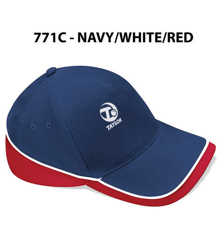 Taylor Bowls Baseball Hat - Navy/White/Red