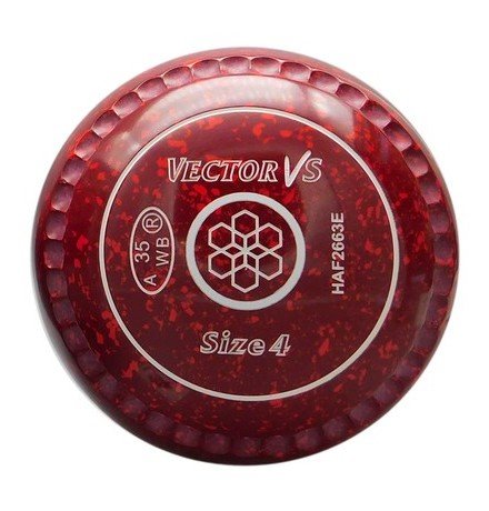 VECTOR VS VELVET RED SIZE 4 HEAVY XTREME GRIP (L34)