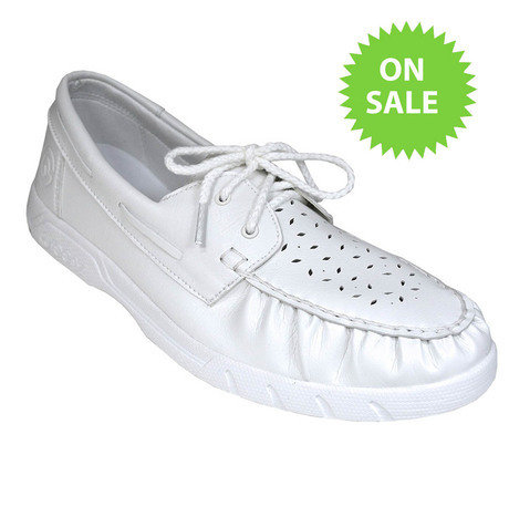Ladies Camille II Lace-up shoe - White