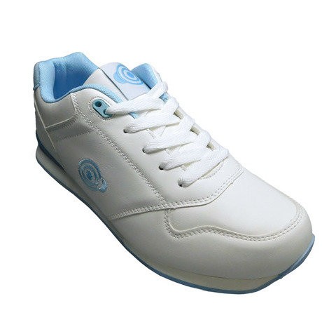 Ladies Dek "Approach" White/Blue lace up Trainer