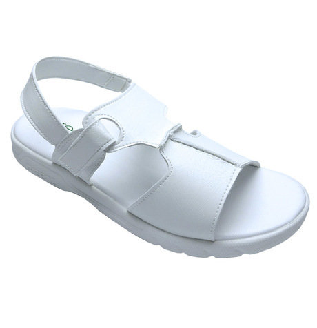 Shez II Ladies White Sandals