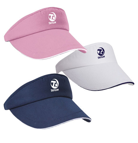 Taylor Bowls Adjustable Visors - Available in Pink, White & Navy