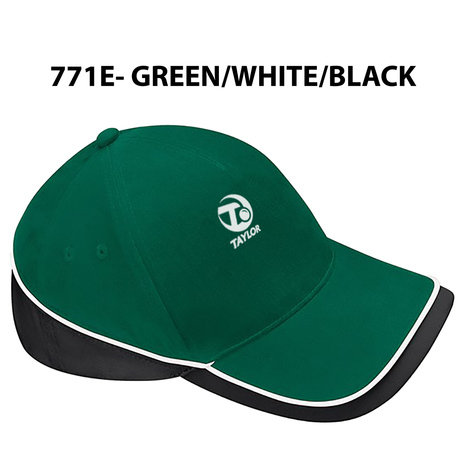 Taylor Bowls Baseball Hat - Green/White/Black
