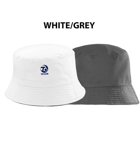 Taylor Bowls Reversible Sun Hat - WHITE/GREY