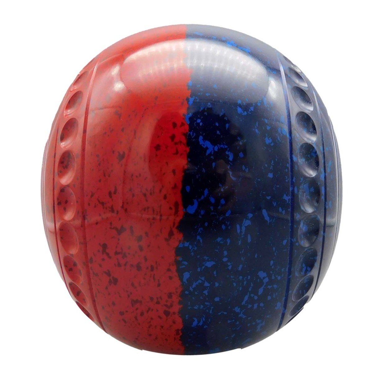ACE 50/50 (HALF DBLUE BLUE AND HALF CHERRY RED) SIZE 00 HEAVY PROGRIP (E50)