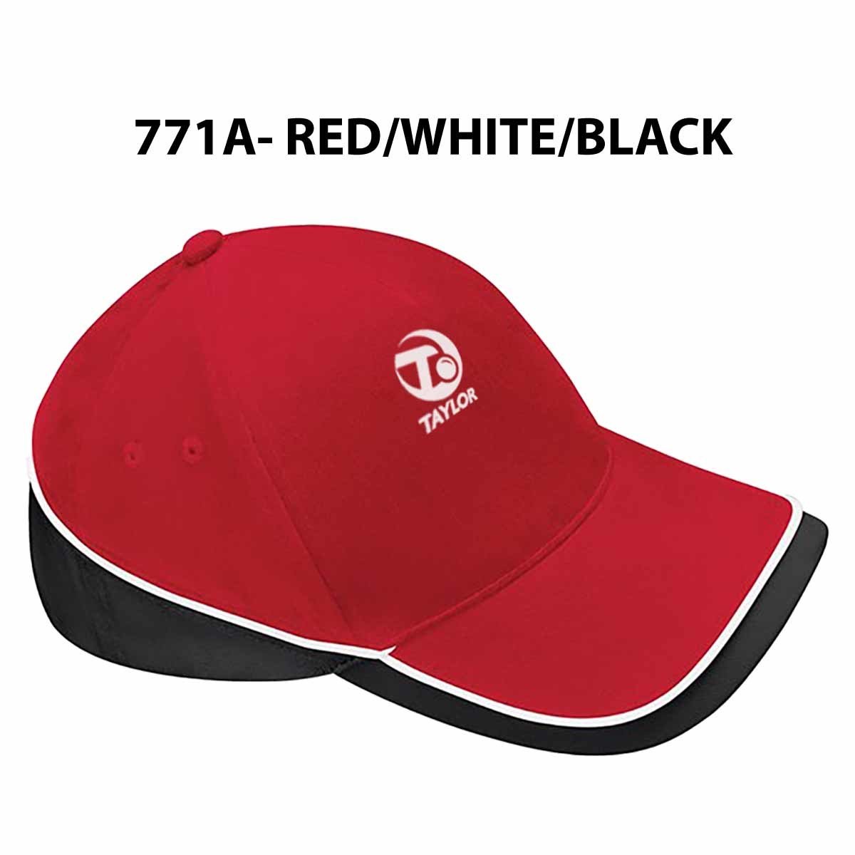 Taylor Bowls Baseball Hat - Red/White/Black