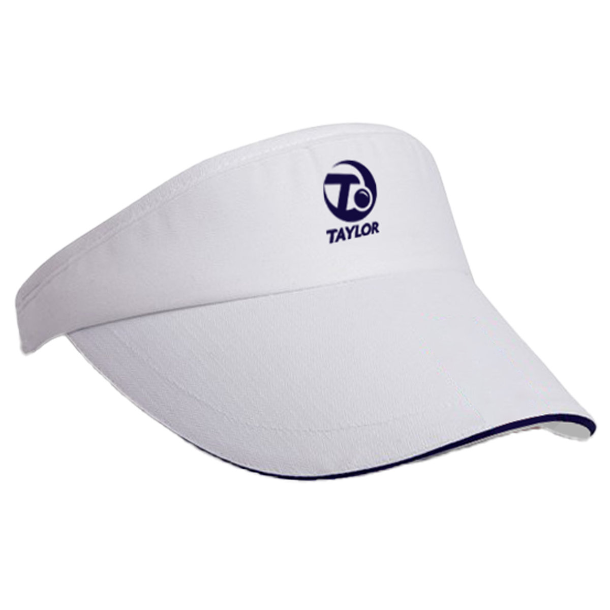 Taylor Bowls Adjustable Visor - WHITE