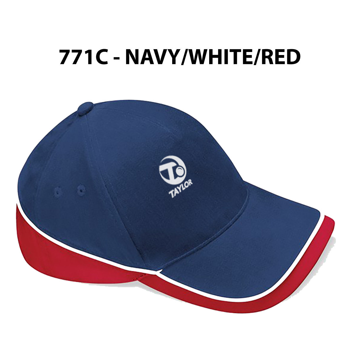 Taylor Bowls Baseball Hat - Navy/White/Red