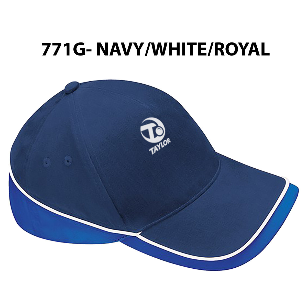 Taylor Bowls Baseball Hat - Navy/White/Royal