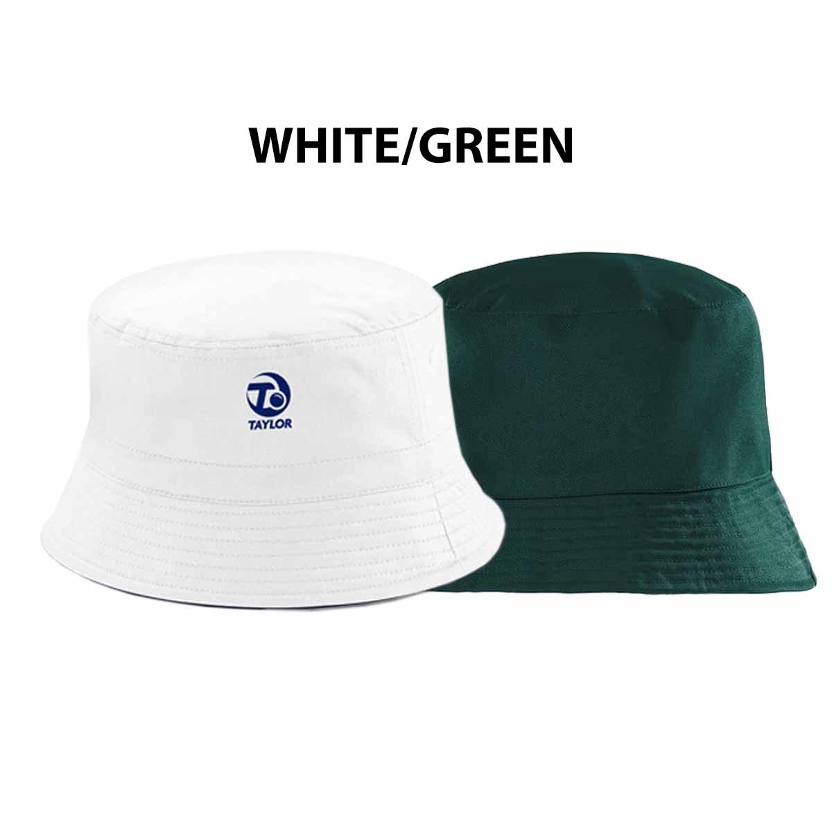 Taylor Bowls Reversible Sun Hat - WHITE/GREEN