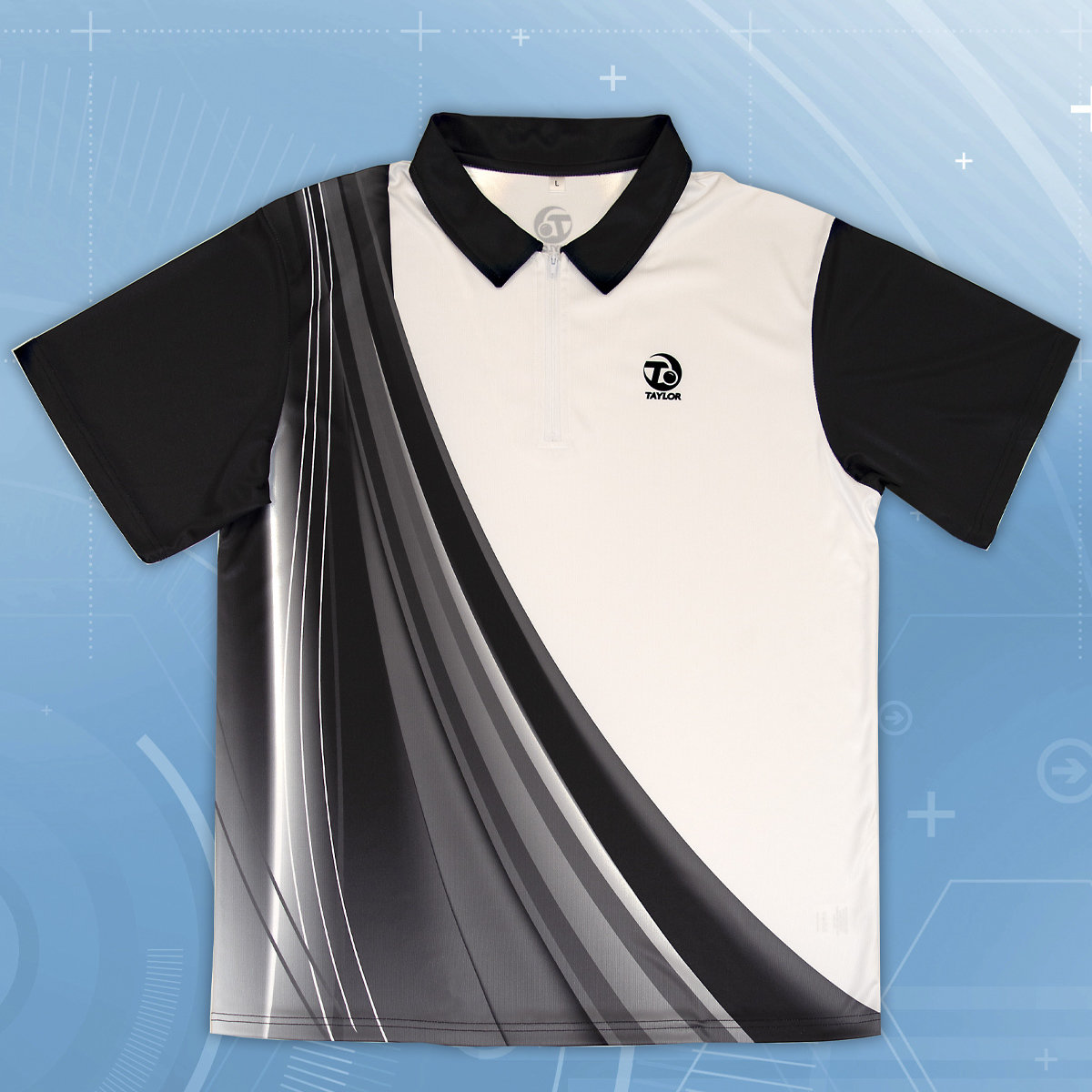 Taylor Graphite Polo White