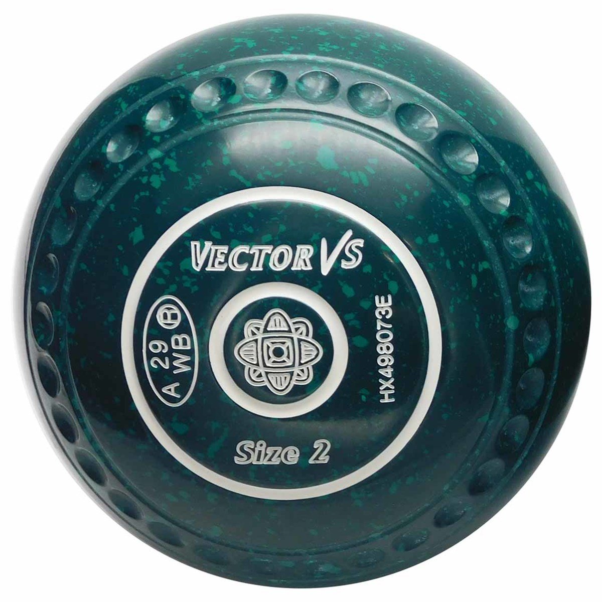 VECTOR VS DGREEN/GREEN SIZE 2 (R30) Taylor Taylor Bowls Taylor